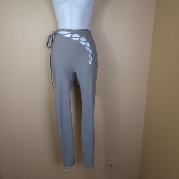 Skims Lace Up Legging in Chrome Size 4X - Picture 1 of 8